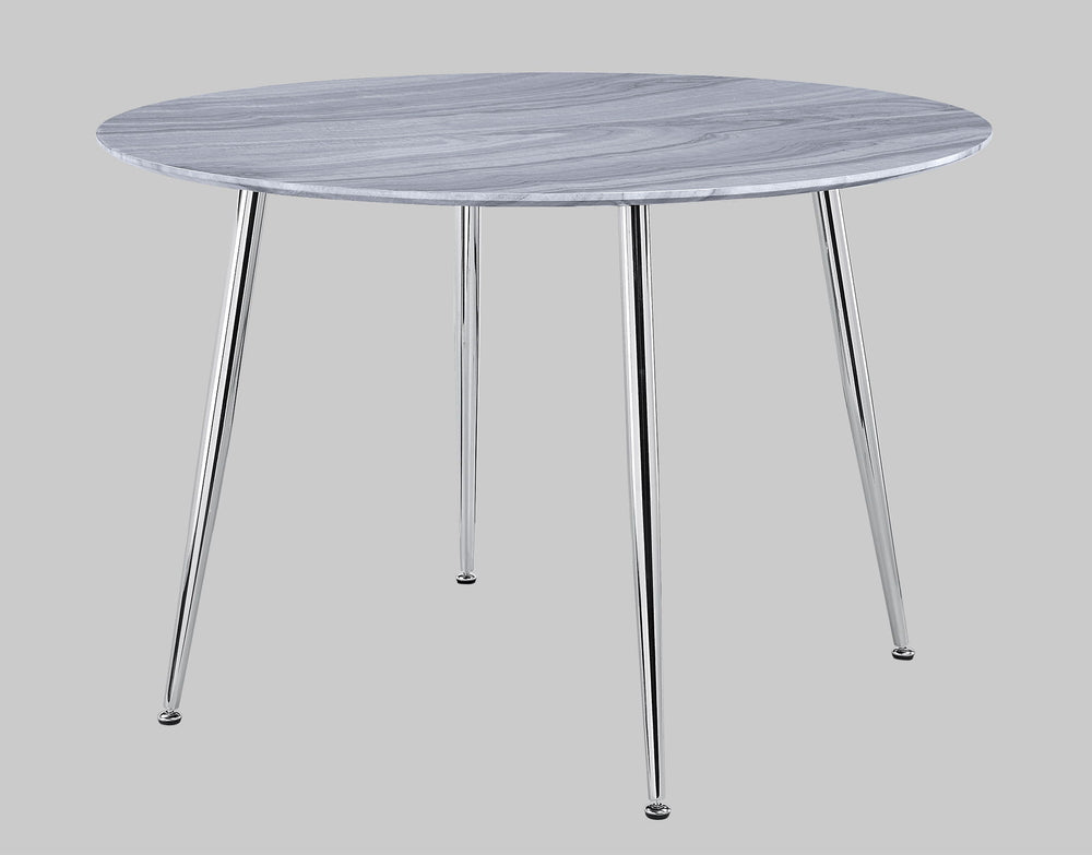Tola - Dining Table<h4><b>Tola - Dining Table Leg - Chrome</b></h4> <table width="100%"><colgroup><col style="width: 30%"> <col style="width: 70%"> </colgroup> <tbody> <tr> <td>Dimensions</td> <td> 45.00"L x 45.00"D x 30.00"H</td> </tr> <tr> <td>Weight</t