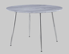 Tola - Dining Table<h4><b>Tola - Dining Table Leg - Chrome</b></h4> <table width="100%"><colgroup><col style="width: 30%"> <col style="width: 70%"> </colgroup> <tbody> <tr> <td>Dimensions</td> <td> 45.00"L x 45.00"D x 30.00"H</td> </tr> <tr> <td>Weight</t