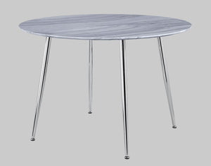 Tola - Dining Table<h4><b>Tola - Dining Table Leg - Chrome</b></h4> <table width="100%"><colgroup><col style="width: 30%"> <col style="width: 70%"> </colgroup> <tbody> <tr> <td>Dimensions</td> <td> 45.00"L x 45.00"D x 30.00"H</td> </tr> <tr> <td>Weight</t