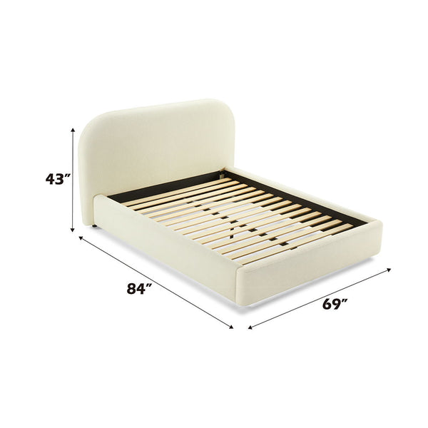 Arden - Full Bed - Beige Fabric