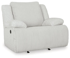 Experience unparalleled comfort with this rocker recliner. Itâ€™s a stylish and invitingly soft lookâ€”made all the more appealing by cozy corduroy cushions that feel great and add a touch of texture. So sit back and unwind with the soothing rocking motio