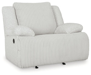 Experience unparalleled comfort with this rocker recliner. Itâ€™s a stylish and invitingly soft lookâ€”made all the more appealing by cozy corduroy cushions that feel great and add a touch of texture. So sit back and unwind with the soothing rocking motio