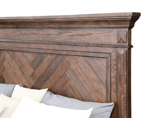  this bed promises strength and durability for years to come. The rich walnut finish