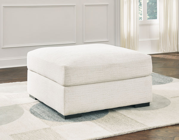  this oversized accent ottoman is easily inspired by your space. Its transitional look seamlessly adapts to your aesthetic as it changes over time. And it keeps comfort a priority