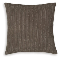 Wowing with its weavy waffle pattern, this versatile accent pillow delivers rich texture in a soothing tone. Pair it with bold hues to produce a stunning balance of color, or use it with other neutrals to create a restful retreat.<br/><br/><b>Product Feat
