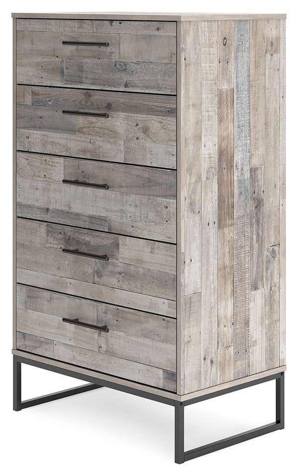  at a comfortably cool price. The butcher block whitewash finish over replicated pine grain lends a richly relaxed aesthetic that suits your sensibility. Dark pewter-tone 