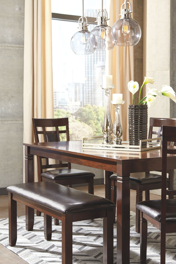  gently tapered profile is the epitome of great taste. Cutout-design chairs with upholstered seats and back supports are a cut above. Additio