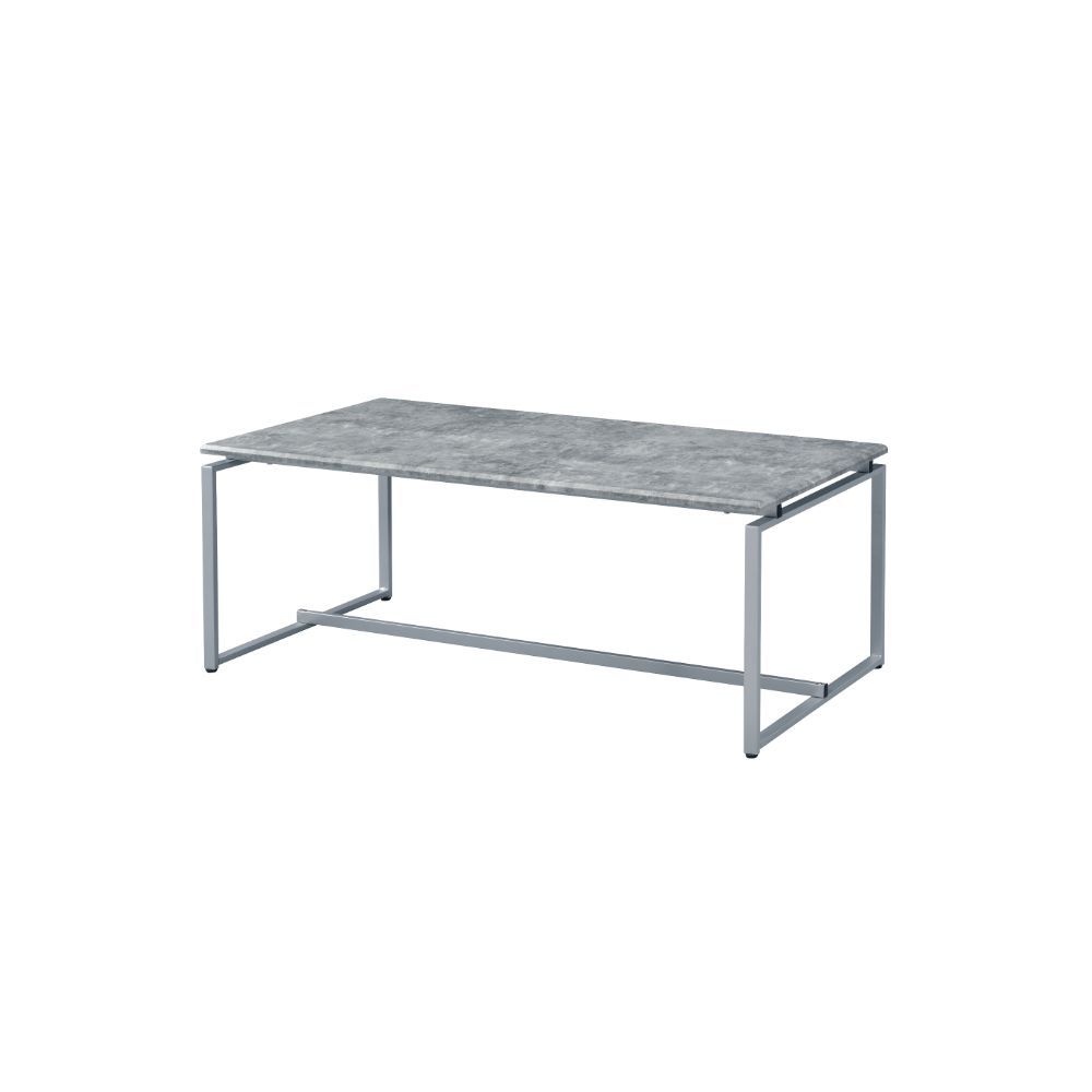 Perfect for a modern touch in any living room, this Jurgen 3-Piece pack occasional set comes with one coffee table and two end tables. Expertly crafted with selected veneers, engineered woods, and metal tube, the simple design enables the easy assembling.