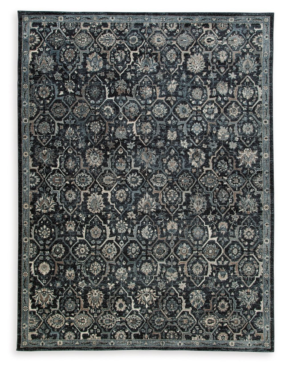 Inspired by traditional Persian designs, this accent rug is adorned with an artful floral motif. Its timeless pattern, rendered in a traditional palette, suits a range of interiors.<br/><br/><b>Product Features</b><ul><li>Made of polyester</li><li>Machine