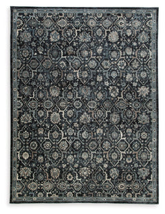 Inspired by traditional Persian designs, this accent rug is adorned with an artful floral motif. Its timeless pattern, rendered in a traditional palette, suits a range of interiors.<br/><br/><b>Product Features</b><ul><li>Made of polyester</li><li>Machine