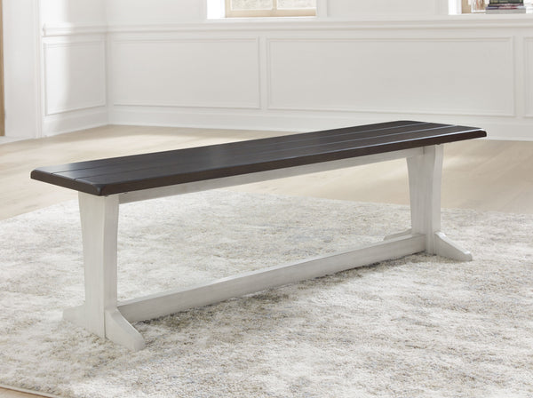  classic two-tone finish and a thick planked effect. Making room for the whole family