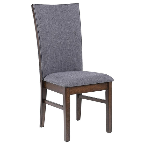 Sherwood - 5 Piece Rectangular Dining Table Set - Brown / Dark Gray