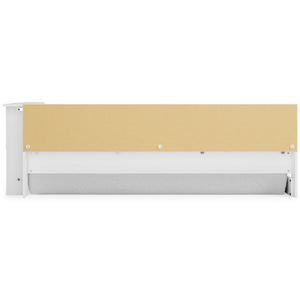 Piperton - White - Twin Bookcase Storage Bed