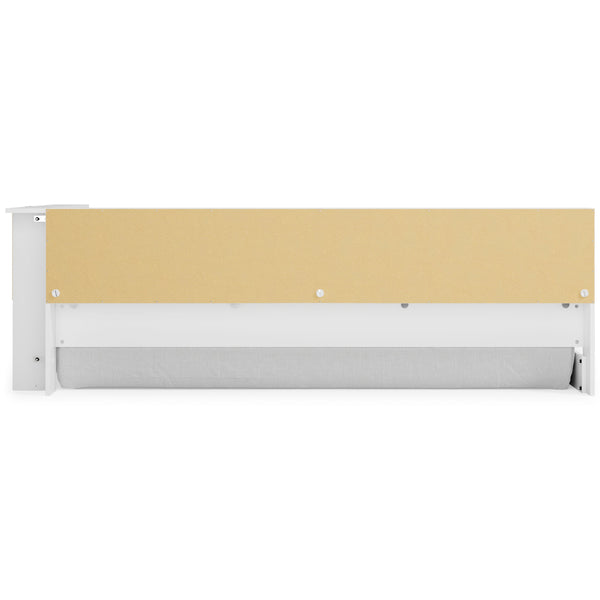 Piperton - White - Twin Bookcase Storage Bed