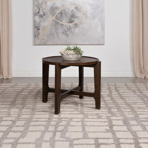 with its solid wood grandeur and dark brown allure