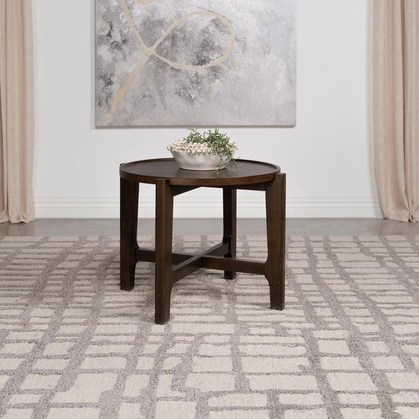  with its solid wood grandeur and dark brown allure
