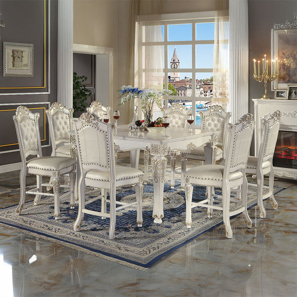 Vendome - Counter Height Table - Antique Pearl