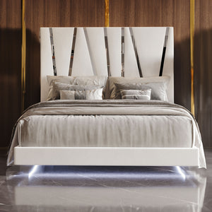 Europa - 5/0 Queen Bed - White