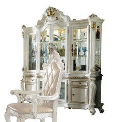 Inspire your home and create an upscale atmosphere with the Picardy dining hutch and buffet. This dining hutch and buffet add classic style to any sitting area featuring a traditional handcrafted design. With its raised molding trim and oversized crown mo
