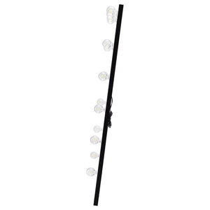 Zayan - Floor LED Lighting Black Gloss - Mirror