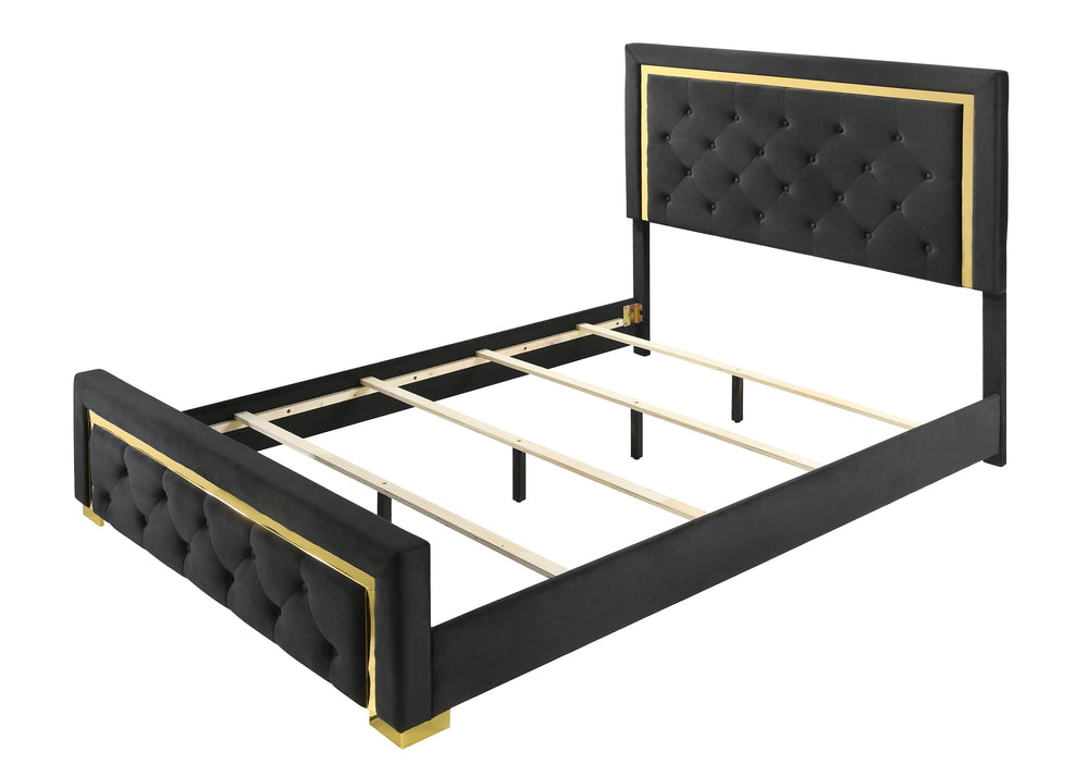 Pepe - Queen Bed<h4><b>Pepe - Queen Headboard / Footboard - Black</b></h4> <table width="100%"><colgroup><col style="width: 30%"> <col style="width: 70%"> </colgroup> <tbody> <tr> <td>Dimensions</td> <td> 63.20"L x 87.80"D x 54.40"H</td> </tr> <tr> <td>We