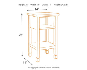 Marnville - Dark Brown - Accent Table