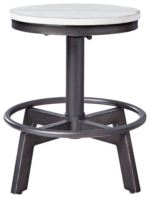 Torjin - Vintage White - Swivel Stool (Set of 2)