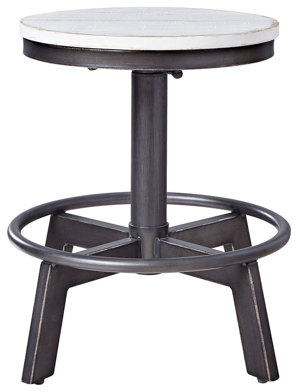 Torjin - Vintage White - Swivel Stool (Set of 2)
