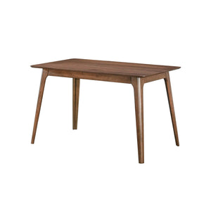 The Oscar Mid-Century Modern Wood Counter Height Dining Table combines style and functionality, making it a perfect addition to your dining area. Crafted from solid Rubberwood and Walnut veneers, this counter height table is designed for durability and lo