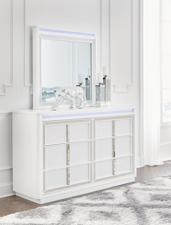  MDF substrate and decorative PVC laminate. Bright white