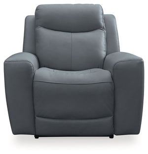 Mindanao - Steel - Power Recliner With Adj Headrest