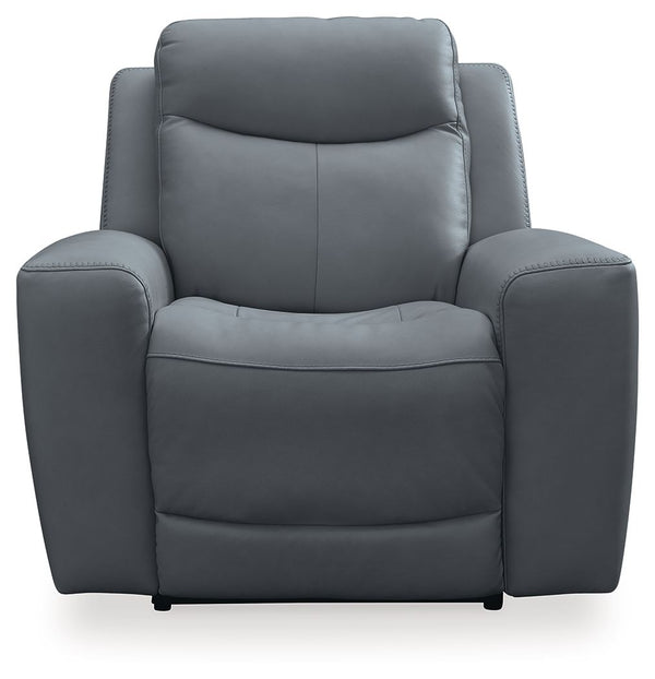 Mindanao - Steel - Power Recliner With Adj Headrest