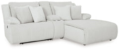 Experience unparalleled comfort with this reclining sectional sofa with chaise. Itâ€™s a stylish and invitingly soft lookâ€”made all the more appealing by cozy corduroy cushions that feel great and add a touch of texture. The neutral hue effortlessly blen