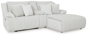 Experience unparalleled comfort with this reclining sectional sofa with chaise. Itâ€™s a stylish and invitingly soft lookâ€”made all the more appealing by cozy corduroy cushions that feel great and add a touch of texture. The neutral hue effortlessly blen