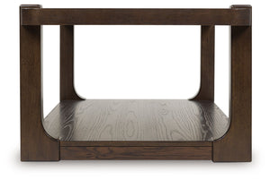 Breckington - Dark Brown - Rectangle Cocktail Table