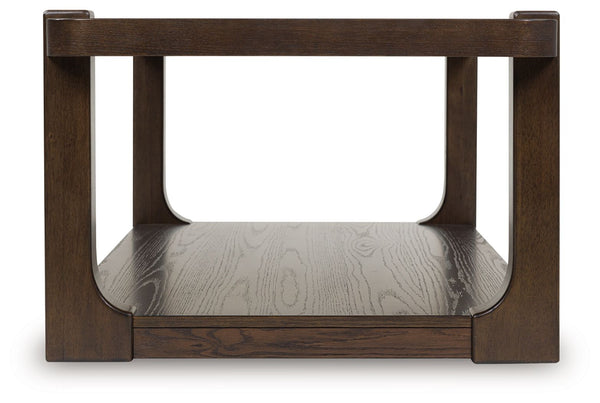 Breckington - Dark Brown - Rectangle Cocktail Table