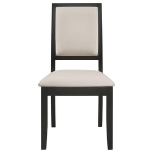 Louise - 5 Piece Rectangular Extension Leaf Dining Set - Black