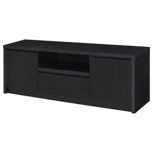 Winfield - 60## 2-Door TV Stand Media Console - Black