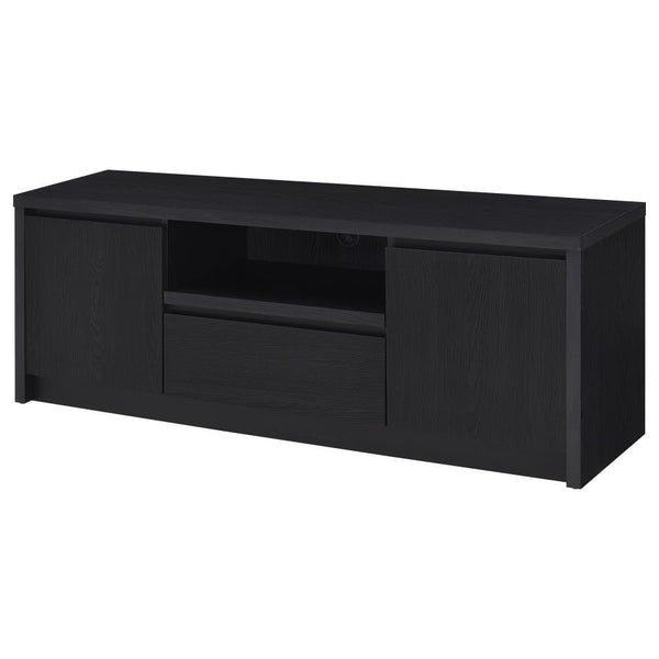 Winfield - 60## 2-Door TV Stand Media Console - Black