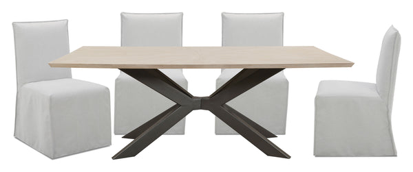  the Crossings Monaco table has no equal. Its bold presence combines a globally inspired mix of mango wood and a gunmetal base for and impressive design statement. Offering the ultimate in form and function