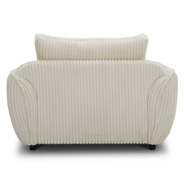 Utopia - Chair And A Half With Lumbar Pillow (Set of 2) - Mega Ivory