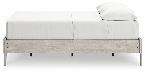 Shawburn - Whitewash - Platform Full Bed