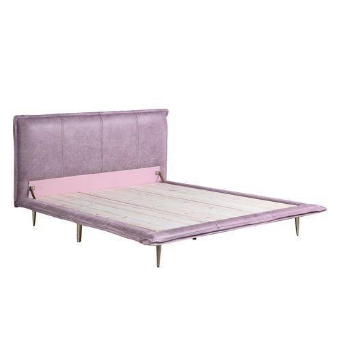 The low profile of this Metis bed creates a luxurious aesthetic and will create the illusion of a larger room. Modern industrial styling is both substantial and plush, with clean lines that make a cool and effortless look in your bedroom. Not lacking in q