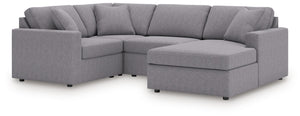 Looking cool and contemporary is great. But when it comes down to it, youâ€™re all about low-maintenance lounging. With the performance fabric on this sectional with chaise, cleaning spills is a breeze. And its customizable modular design caters to your e