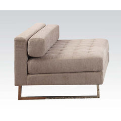 Armless Chair â€¢ Buttonless Tufted â€¢ Tight Back & Seat Cushion (1+1) â€¢ Seat w/Pocket Coil â€¢ Streamlined Seat: Box Cushion w/Welt, 5.5-" Thick (140mm) â€¢ Track Arm â€¢ Metal Leg<br/><br/><b>Product Features</b><ul><li>Case: 1Pc/1Ctn</li><li>Finish: