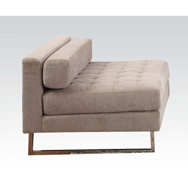 Armless Chair â€¢ Buttonless Tufted â€¢ Tight Back & Seat Cushion (1+1) â€¢ Seat w/Pocket Coil â€¢ Streamlined Seat: Box Cushion w/Welt, 5.5-" Thick (140mm) â€¢ Track Arm â€¢ Metal Leg<br/><br/><b>Product Features</b><ul><li>Case: 1Pc/1Ctn</li><li>Finish: