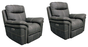 Take a seat and recline in seconds in this smooth and stylish Power Recliner. More than just beautiful, this innovative chair takes comfort to new heights with just the touch of a button. Offering effortless relaxation, it-'s sure to become your favorite 