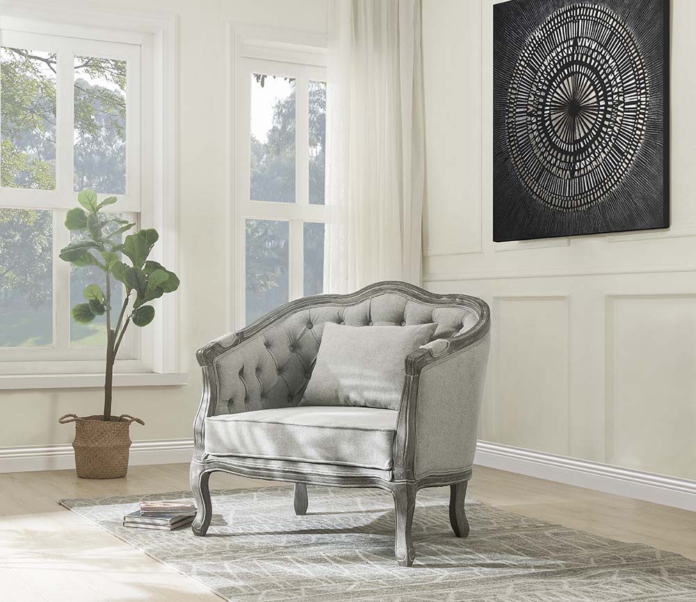Samael - Chair - Gray, Dark - 37-"