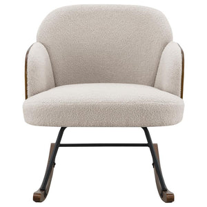  providing a soft and inviting surface. The walnut-finished bentw