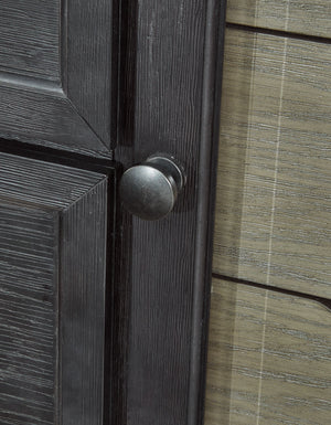 Foyland - Black / Brown - 7 Pc. - Dresser